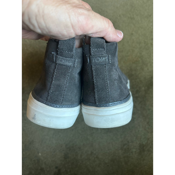 Women's Toms Bryce Gray Suede High Top Sneakers 9.5 - Picture 5 of 8